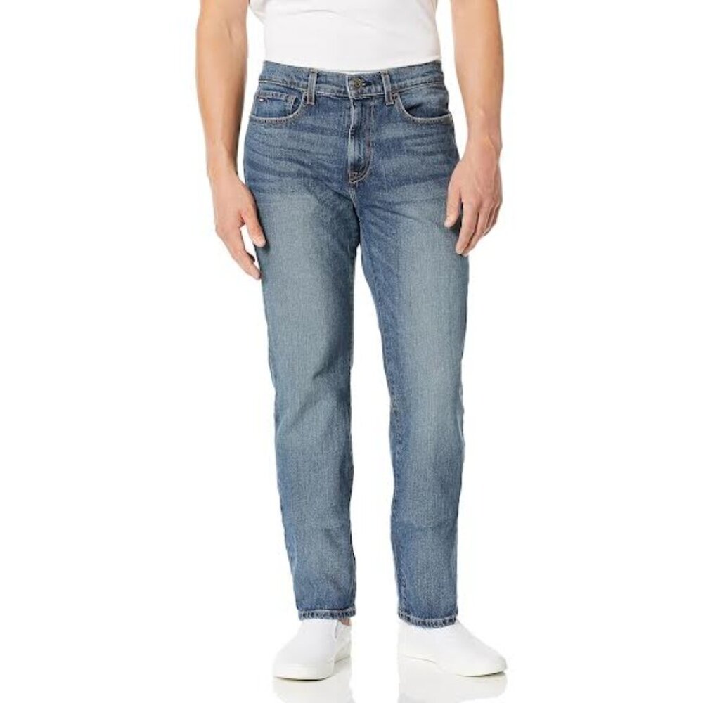 Tommy Jeans Men's‎ Denim Relaxed Fit Jeans in Rinse Medium Authentic Wash NWT